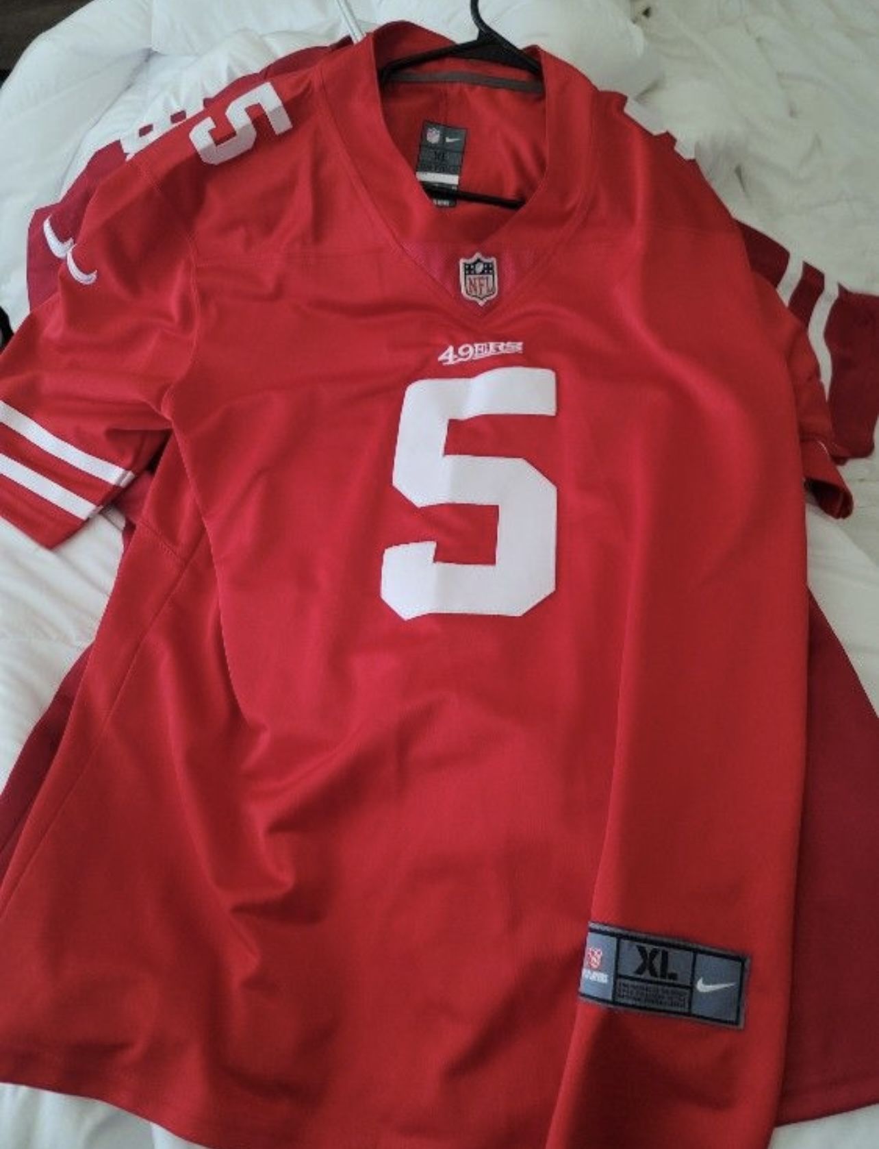 Trey Lance 49ers jersey XL