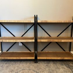 Brown Shelf Set