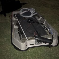 Bass Pro Shops Pond Prowler 8 With Trolling Motor for Sale in Plano, TX -  OfferUp