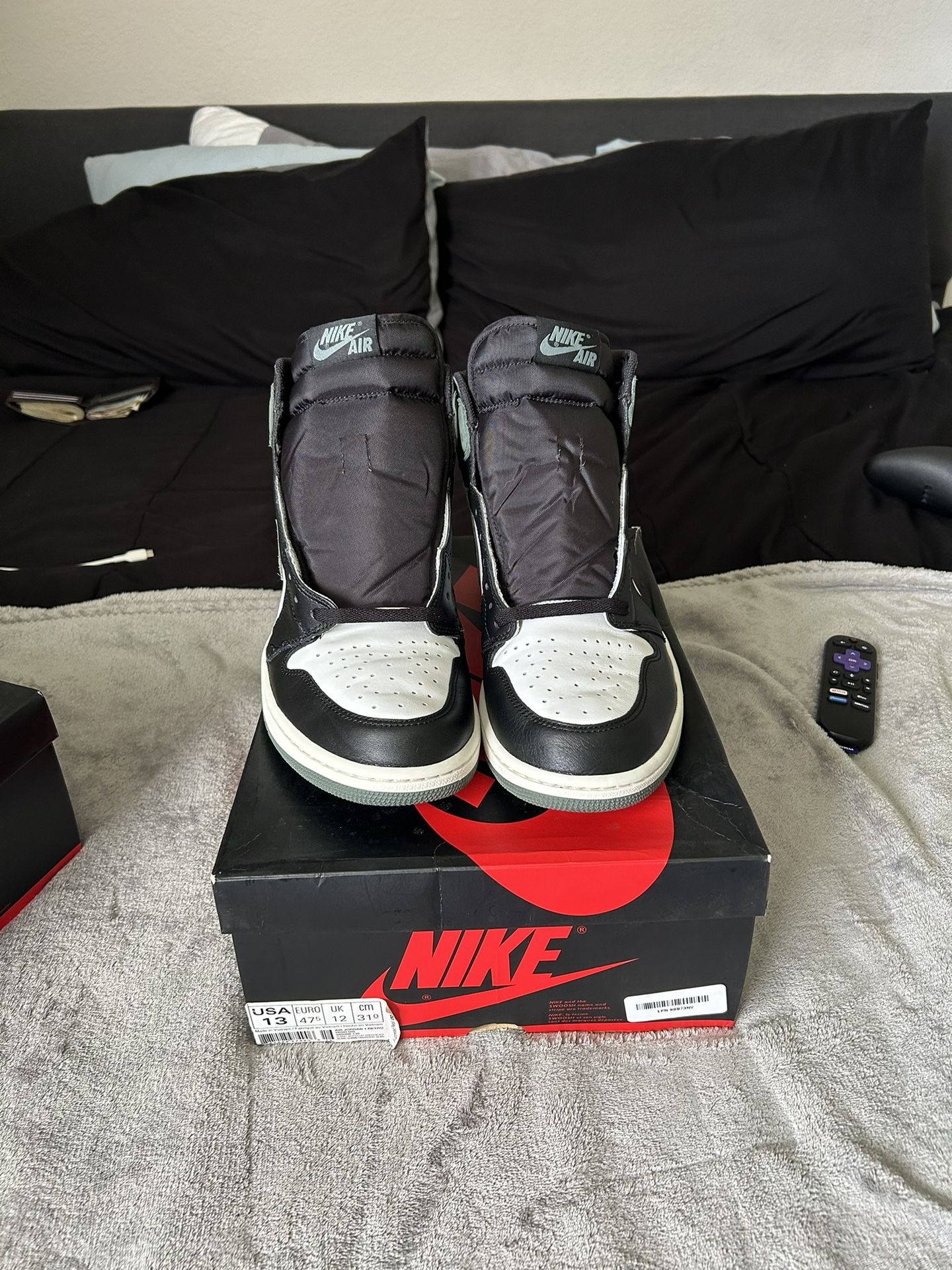 Clay Green Jordan 1 Size 13