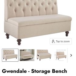 Loveseat Bench Storage 