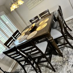 Concord Counter Height Dining Table And 8 Chairs