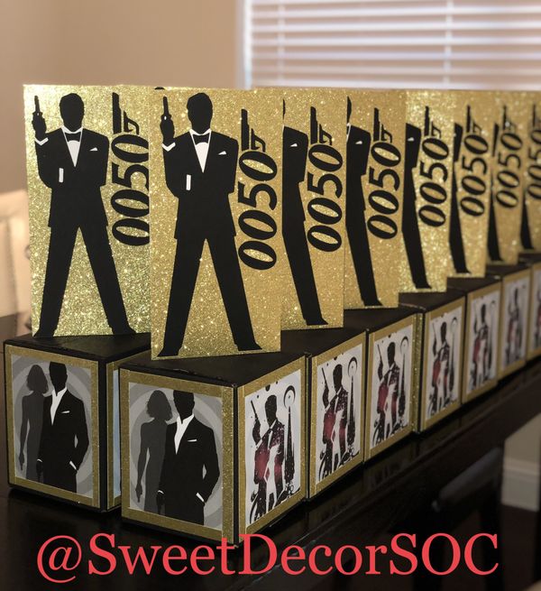 James Bond Birthday Party Centerpieces For Sale In Dallas Tx