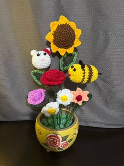 Flores.  A Crochet.