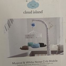 Cloud Island Musical & White Noise Crib Mobile Good Condition