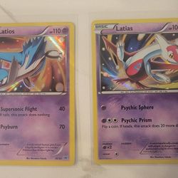 Pokemon Cards LATIAS 30/30 & LATIOS 30/30 - 2015 TRAINER KIT HOLO PROMOS  LP/NM for Sale in San Diego, CA - OfferUp