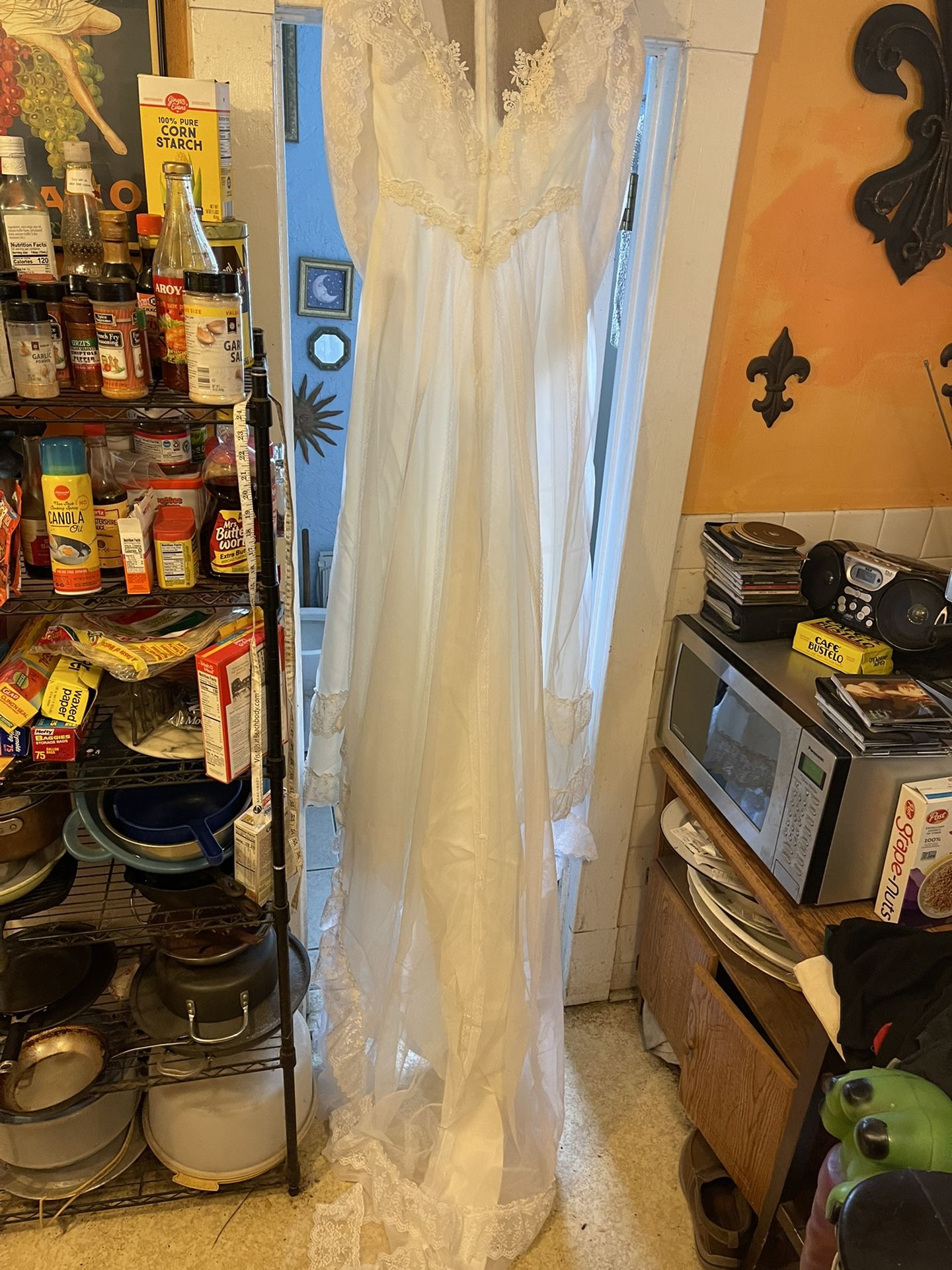 Vintage 80s wedding dress/Great for Halloween🎃🎃🎃🎃🎃🎃 costume
