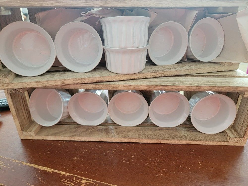 ✨️Dishware — 15p Ramekin & Crate Set