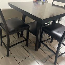 Dining set with the chairs