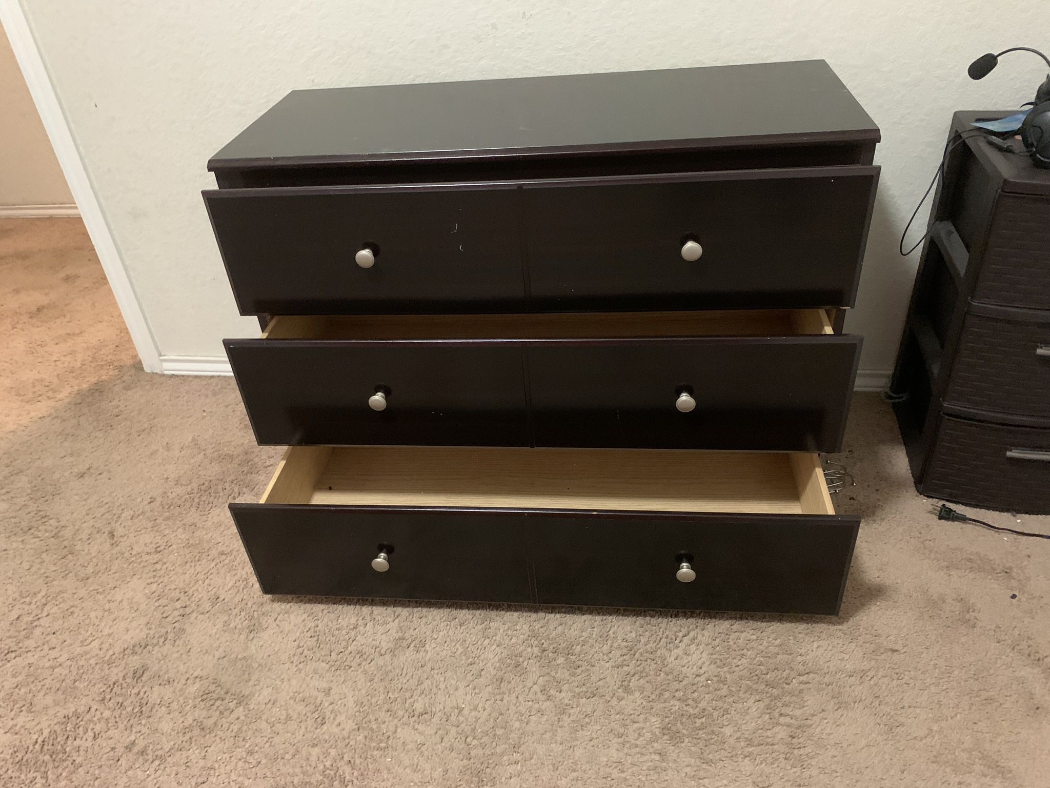 Smooth Wood Dresser