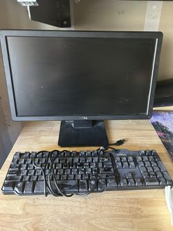 Dell 20" Monitor And Keyboard