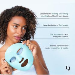 LED Skin Care LED Face Mask With 5 Different Modes - Red and Blue Light Therapy Face Mask In One Device with Customizable Settings & Treatments
