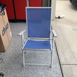 Outdoor Blue Chair