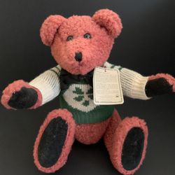 Red Boyds Bear 1990s Archive Collection Jointed Teddy Bear w/Sweater