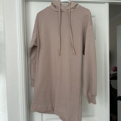 New Zara Pink Fitted Hoodie