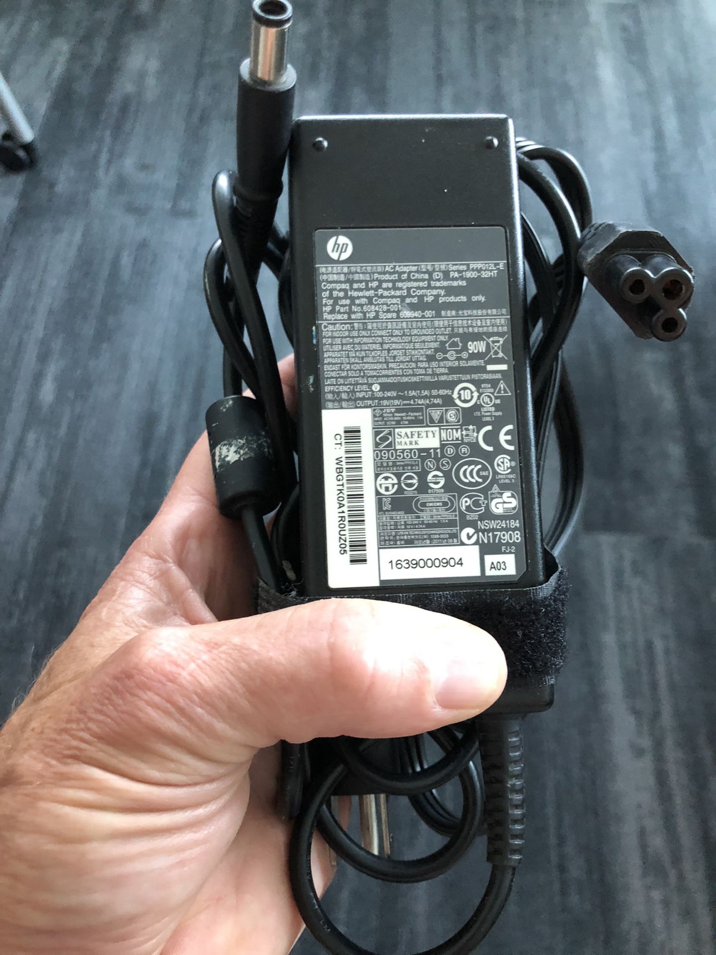 HP Laptop Computer Charger