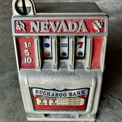 Nevada Buckaroo Bank Slit Machine