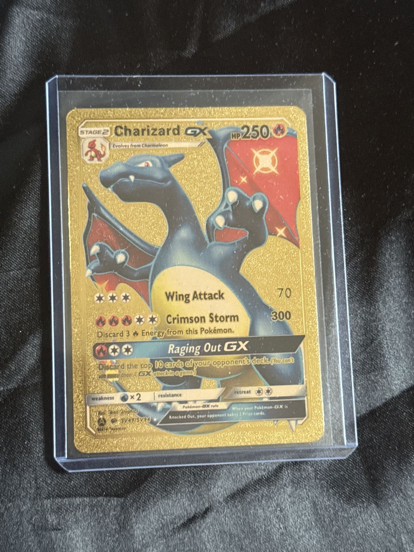 Gold Foil Charizard Gx Sv49/sv94