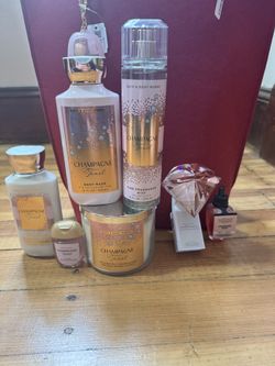 NEW Bath & Body Works Champagne Toast Iconic 9-Piece Gift Set Bundle