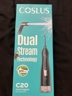 COSLUS C20 Water Flosser - Portable, Waterproof, Brand New
