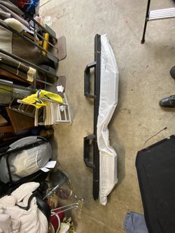 Step bar for a crew cab.