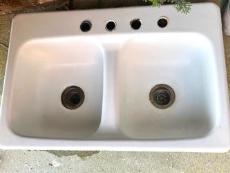 Cast Iron Sink - Vintage