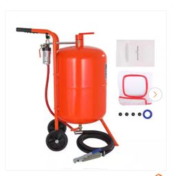 NEW IN BOX Shop SKYSHALO 20 Gal. Sand Blaster, 60-110 psi High Pressure Sandblaster, Portable Abrasive Blasting Tank, Air Sand Blasting Kit