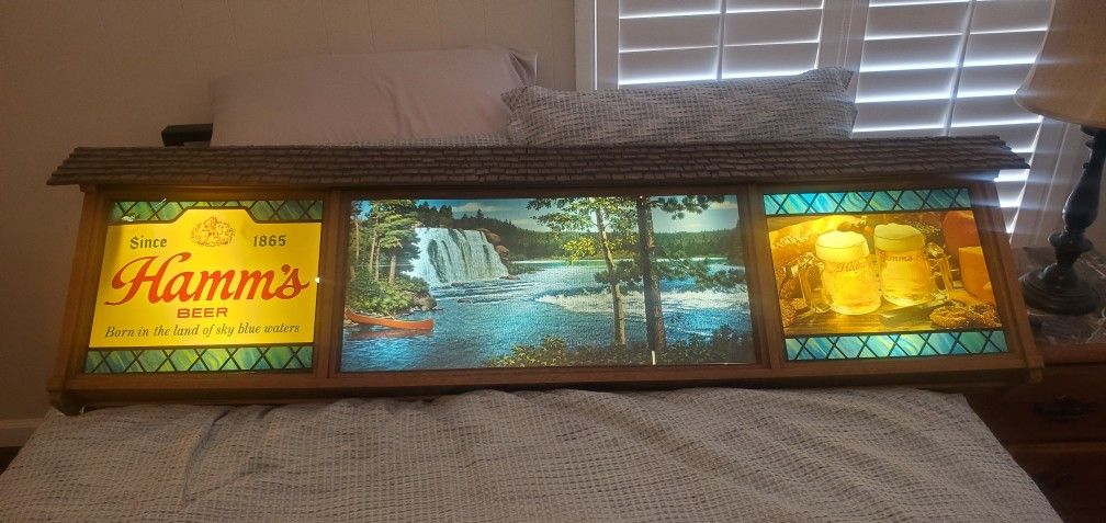 1965 Hamm's 100 Year Anniversary Sign