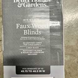 Faux Wood blinds