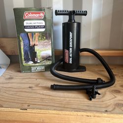 Coleman dual action hand pump for your air mattress