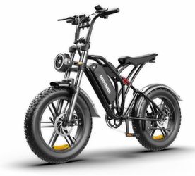 Electric Bike for Adults, 1500W Peak Motor, Up to 32MPH, 48V 25AH Removable Battery, 20'' Fat Tire