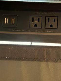 Stand with outlets