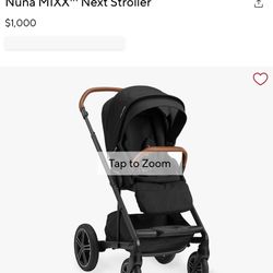 Nuna MIXX Next Stroller - Caviar 
