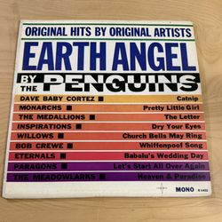 Vintage Record -earth Angel By The Penguins 