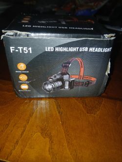 F-T51 led highlight USB headlight