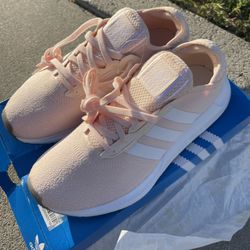Brand New Adidas Originals Swift Run X W Pink & White Sneaker - Womens Size 9