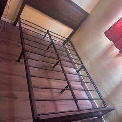 Metal Bed And Box Spring Include 