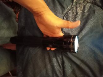 Long Security Flashlight Used 