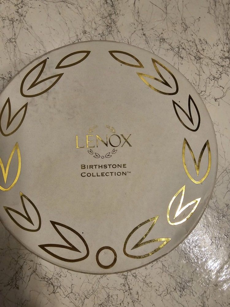 Lenox  Birthstone Collection..... March Jewelry Box 