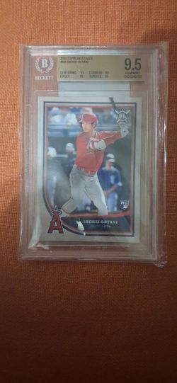 2018 topps big league #141 Shohei Ohtani  beckett 9.5