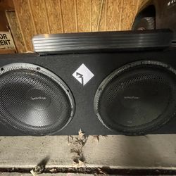 12 In Rockford Fosgate punch p2 Subs And Amp 