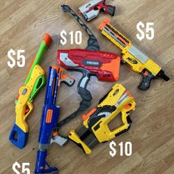 Nerf Gun Assortment See Description