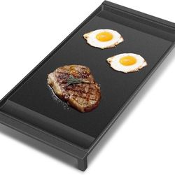 Cast Iron Griddle Plate 19.5x9 inch