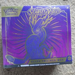 Pokemon Scarlet And Violet Miraidon Elite Trainer Box
