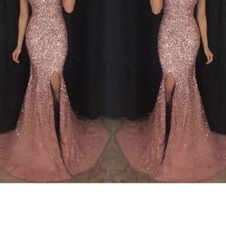 Rose Gold Champagne Gown