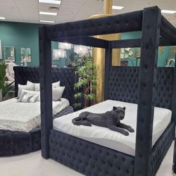 Tufted Bed Same Day Delivery No Money Down No Credit Need 