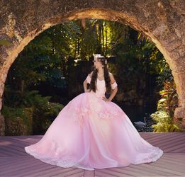 Pink Quinceañera Dress – Princess Ball Gown