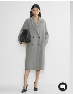 Aritzia Grey Trenchcoat