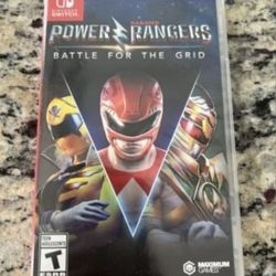 NINTENDO SWITCH POWER RANGERS battle For The GRID 