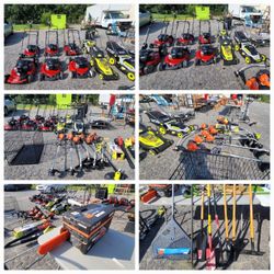 Saturday Mega Lawn Equipment Sale (Brand New Items)